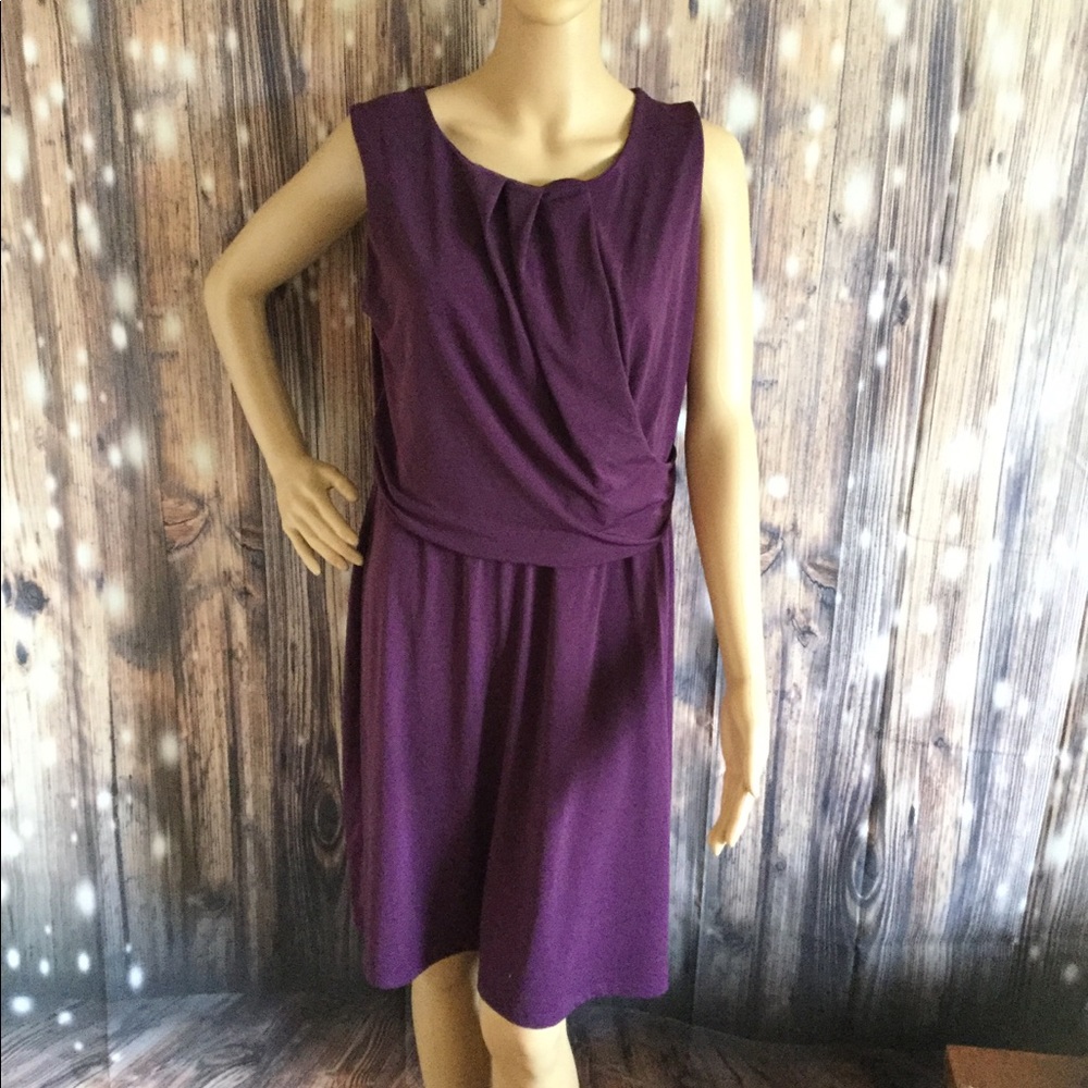 Level 8, Plum knee length dress